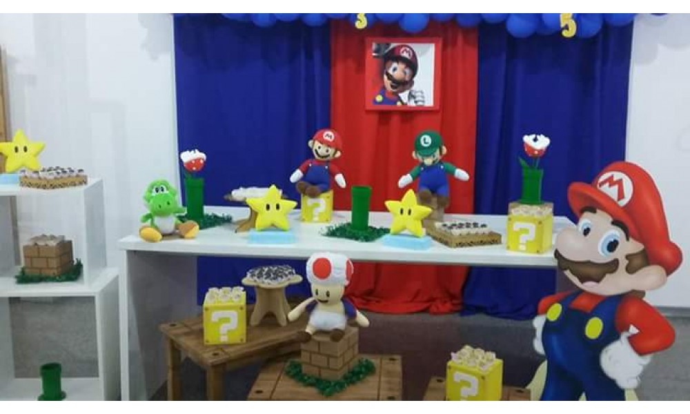 Decoração Mario Bros